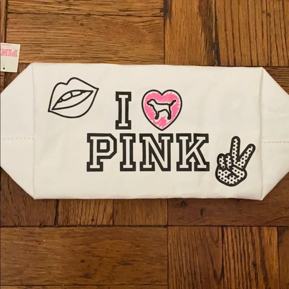 NWT Pink Victoria’s Secret  paper material case